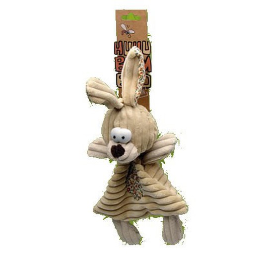 Juguete para perro conejo de tela Huhubamboo