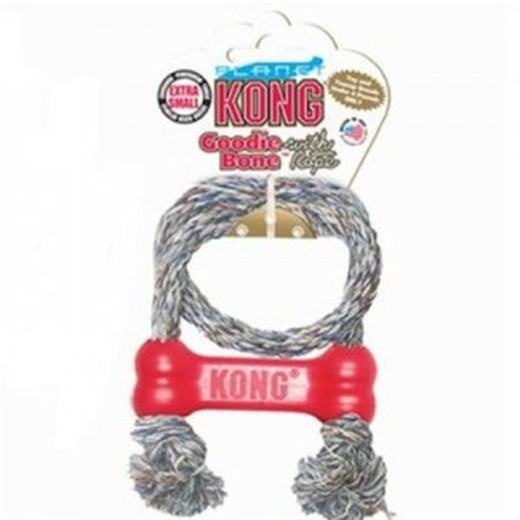 Kong Goodie Bone with Rope Extra hueso con cuerda
