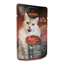 Leonardo menú de faisan y arándano rojo 16x85 gr comida húmeda para gatos