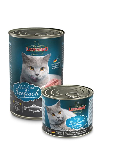Leonardo rico en pescado comida húmeda para gatos