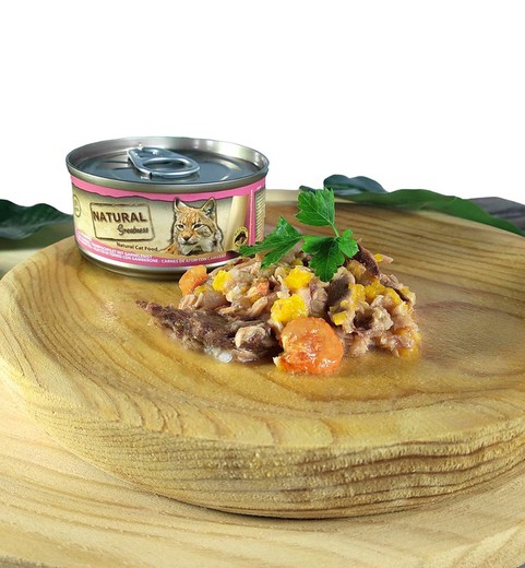 Natural greatness  gama classic filete de atún y gambas 70gr comida húmeda para gatos