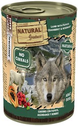 Natural Greatness  Gama Complet Cordero Con Papaya, Arándanos Y Romero 400gr
