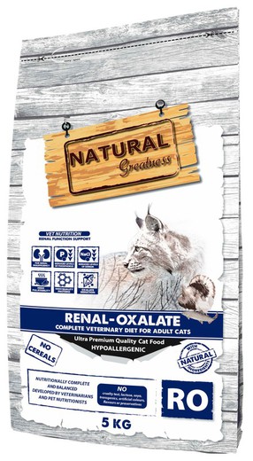 Natural greatness  gama veterinaria ng diet vet cat renal-oxalate pienso para gatos