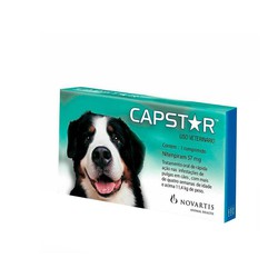 Novartis capstar-57 6 cds (11 kg-60 kg) antiparasitario externo para perros