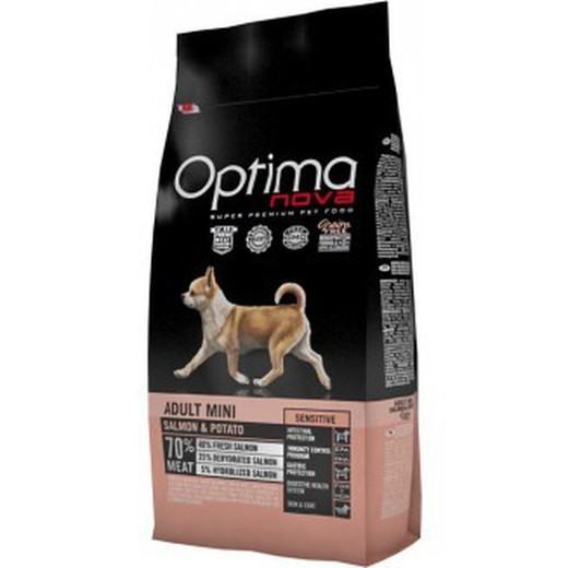 Optima Nova Grain Free Adult Mini Sensitive Salmon & Potato pienso para perros