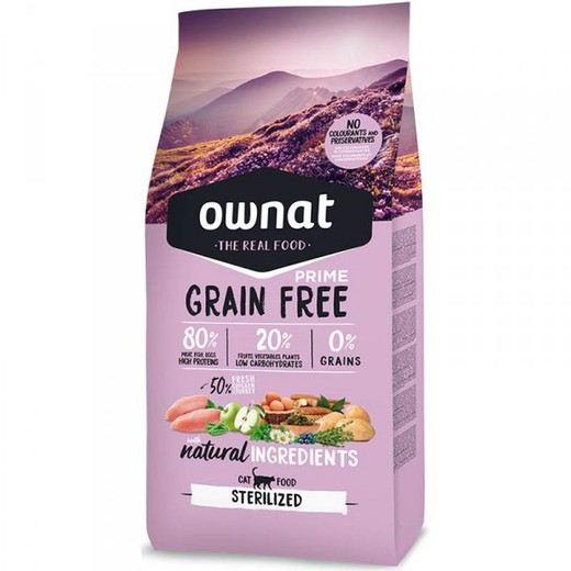 Ownat maxima grain free prime sterilised gatos pienso para gatos