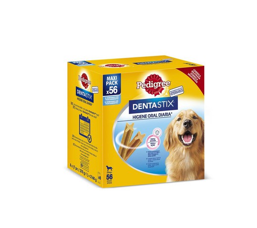 Pedigree multipack dentastix pack 56 grande bimensual snack para perros