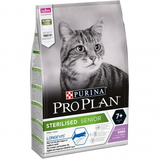 Pro plan feline sterilised +7 pavo pienso para gatos