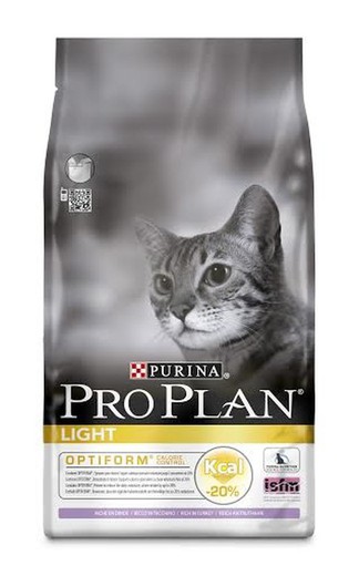 Pro plan gatos light pavo y arroz pienso para gatos