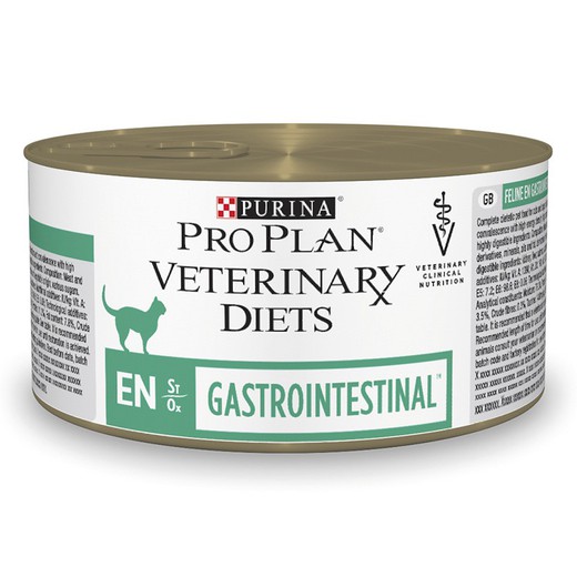 Purina pro plan vet feline en gastroenteric caja 24x195g comida húmeda para gatos