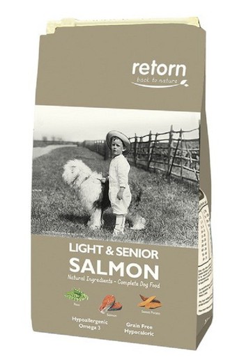 Retorn light and Senior Salmón pienso para perros