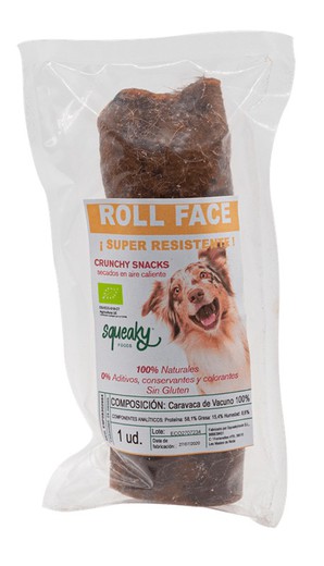 Roll face snack para perros