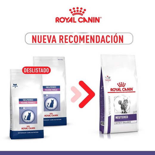 Royal canin cay young male cambia a neutered satiey balance pienso para gatos