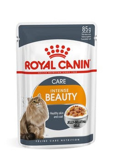 Royal Canin Comida Húmeda Intense Beauty en Gelatina para Gatos