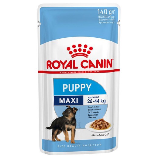 Royal Canin Maxi Puppy húmedo 10x140g en salsa