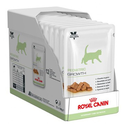 Royal canin wet vet cat pediatric growth. Sobres dieta especial