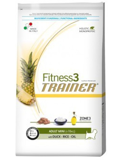 Trainer Fitness Adult Mini Duck & Rice pienso para perros