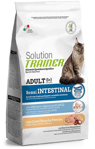 Trainer solution cat sensintestinal carne blanca pienso para gatos