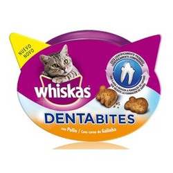 Whiskas snacks dentabits comida húmeda para gatos
