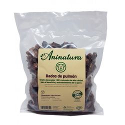 Aninatura bolsa snacks dados de pulmón para perros snack para perros