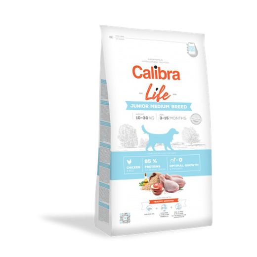Calibra Dog Life Junior Medium Breed Pollo pienso para perros