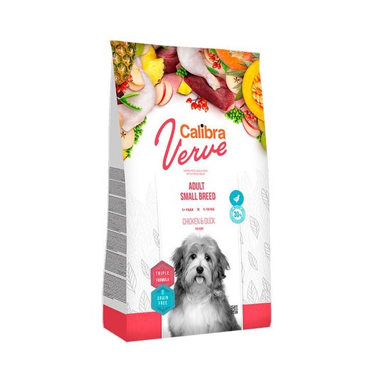 Calibra Dog Verve Grain Free Adult Small Pollo y Pato