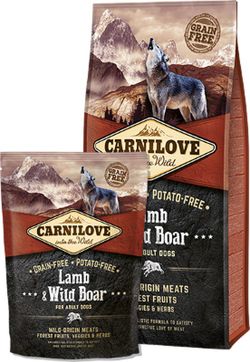 Carnilove Canine Adult Cordero y Jabalí pienso para perros