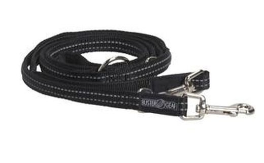 Correa gear punt 7 negra para perros