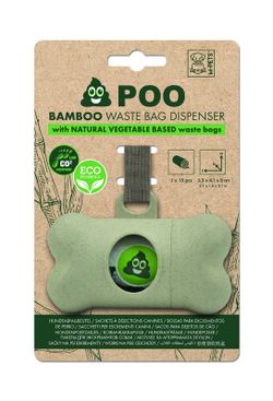Dispensador de Bolsas de Cacas Poo de Bamboo