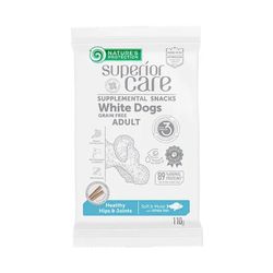 Nature's protection healthy hips & joints snack de pescado blanco 110 g snack para perros