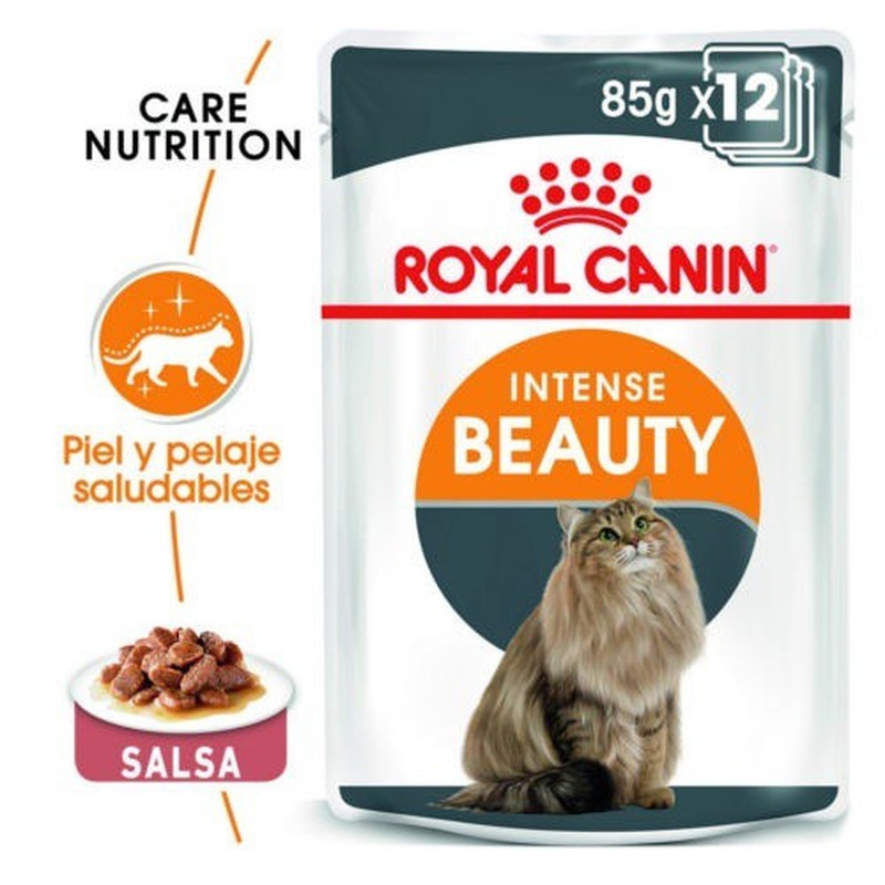 Montgomery amortiguar Absorber Royal Canin Comida Húmeda Intense Beauty en Salsa para Gatos — Mundo Animal